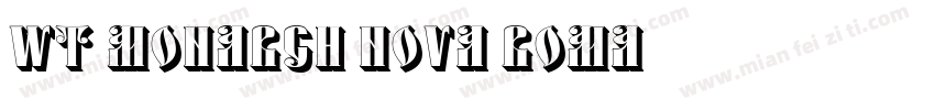 WT Monarch Nova Roma字体转换